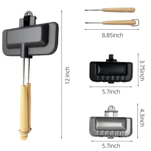 Kitchen Sandwich Grill Pan—Suitable for induction cooktops and gas stoves, it's the perfect choice for home kitchens.