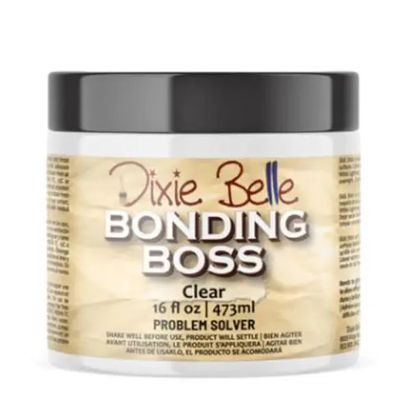 Dixie Belle Bonding BOSS Paint Primer | Clear | Problem Solver Paint Primer | Paint Base to Block Odor, Stains, Bleed Through | Made in the USA