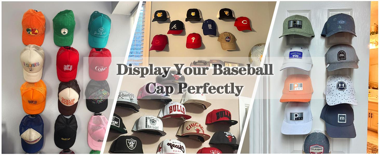 HatStow 24-Pack Hidden Wall Hat Hooks - Minimalist ABS Strap Baseball Cap Organizer with No-Drill Durable Adhesive, Invisible Hangers for Easy Installation, Home Decor Storage Solution Hanging HatStow 24-Pack Hidden Wall Hat Hooks - Minimalist ABS Strap Baseball Cap Organizer with No-Drill Durable Adhesive, Invisible Hangers for Easy Installation, Home Decor Storage Solution Hanging