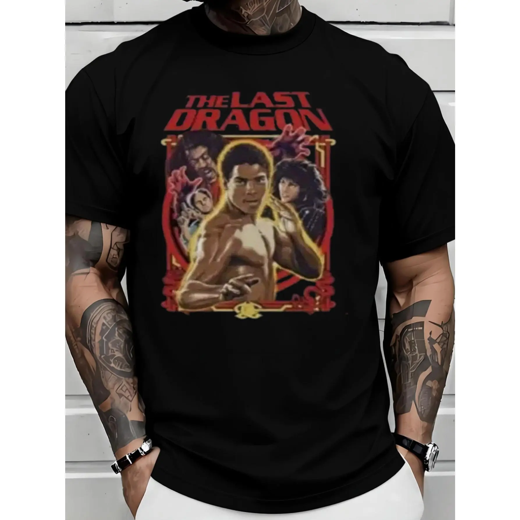 Men’s & Women’s "The Last Dragon" classic ’80s film martial arts unisex 100% cotton T-shirt-soft, all-season casual streetwear essential, versatile all-season style - 220 g Graphic tee