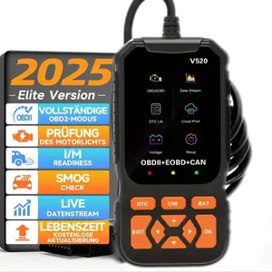 Professional OBD2 Diagnostic Tool - Heavy-Duty Code Reader, Real-Time Data,  Freeze Frame, I/M Readiness - Suitable for All Cars, Trucks, SUVs (1996 and Above), No External Power Required, User-Friendly Interface,Plug-and-Play Device, Without Battery