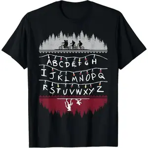 Stranger Things Alphabet Lights T-Shirt
