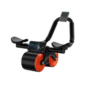 Automatic springback healthy abdominal round men and women abdominal folding machine exercise abdominal muscle magic home abdominal rolling fitness equipment