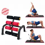 Magic BB Mini Inversion Table - Portable Back Stretcher with Massage Rollers, Multi-Purpose Yoga & Stretching Equipment for Back, Hips, Legs & Full-Body Stretching, Home Yoga & Fitness Equipment