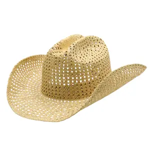 Sola Toyo Straw Western Drifter Cowboy Hat