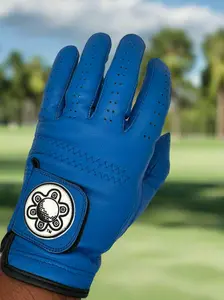 Taino Golf Royal Blue 100% Genuine Leather Golf Glove for Adults Superior Grip & Unmatched Style Breathable Design Island-Inspired Excellence