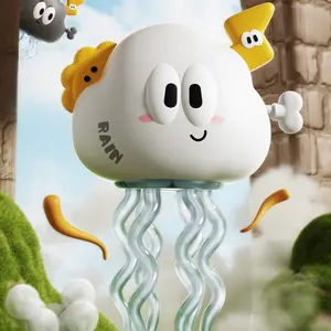 Sensor Activated Dancing Cloud Crawling Octopus Toy, Cute, Perfect Birthday and Party Gift, Automatic Avoidance Function, Unisex