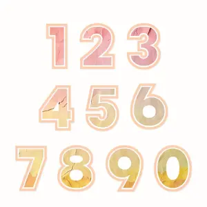 Sizzix Thinlits Die Set 20PK   This or That 2 inch Numbers by 49 and Market