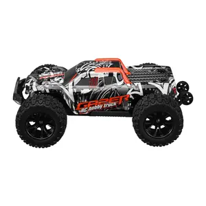 VEVOR Remote Control Car, 1:14 Scale RC Car for Kids, All Terrain 4WD Off-Road Monster Truck with 45° Wheelie & 2 Batteries, 38 km/h High Speed Hobby Racing Car - Ideal Gift for 8+ Years Kids