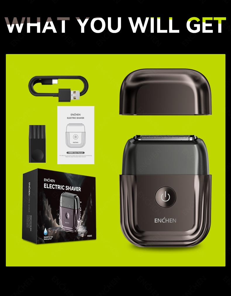 ENCHEN Electric Foil Shavers for Men: Upgraded Mini Electric Razor with 2 Floating Blades & Gears Adjustable - Face Shaver with IPX7 Waterproof Wet/Dry,USB Type CConvenient to carry on trips and give gifts to boyfriends, preferred for dads ENCHEN Electric Foil Shavers for Men: Upgraded Mini Electric Razor with 2 Floating Blades & Gears Adjustable - Face Shaver with IPX7 Waterproof Wet/Dry,USB Type CConvenient to carry on trips and give gifts to boyfriends, preferred for dads