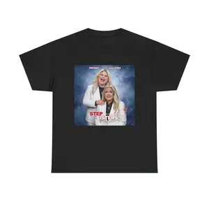Druski and Erika Kirk Step Sister Graphic Tee, Funny Shirt