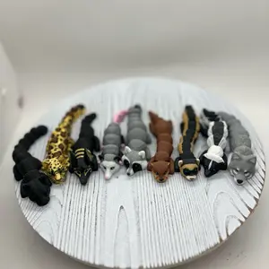 3d printed articulated flexi animals Decor Wolf Ornaments