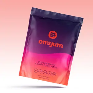OMYUM - Organic Mushroom and Cacao Drink - Nootropic Adaptogen for Calm Focus, Natural Energy, Blissful Mood and Gut Health - Cacao, Lion’s Mane, Reishi, Chaga & Cordyceps, Ashwagandha, Maca, Cinnamon, L-Theanine - Keto, Sugar-Free, Gluten-Free & Soy-Free