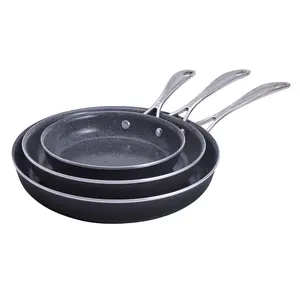 Henckels Capri Ceramic 3-pc Aluminum Ceramic Nonstick Fry Pan Set