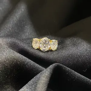 【#M262】(Sergio)925 Sterling Silver Synthetic Moissanite Ring