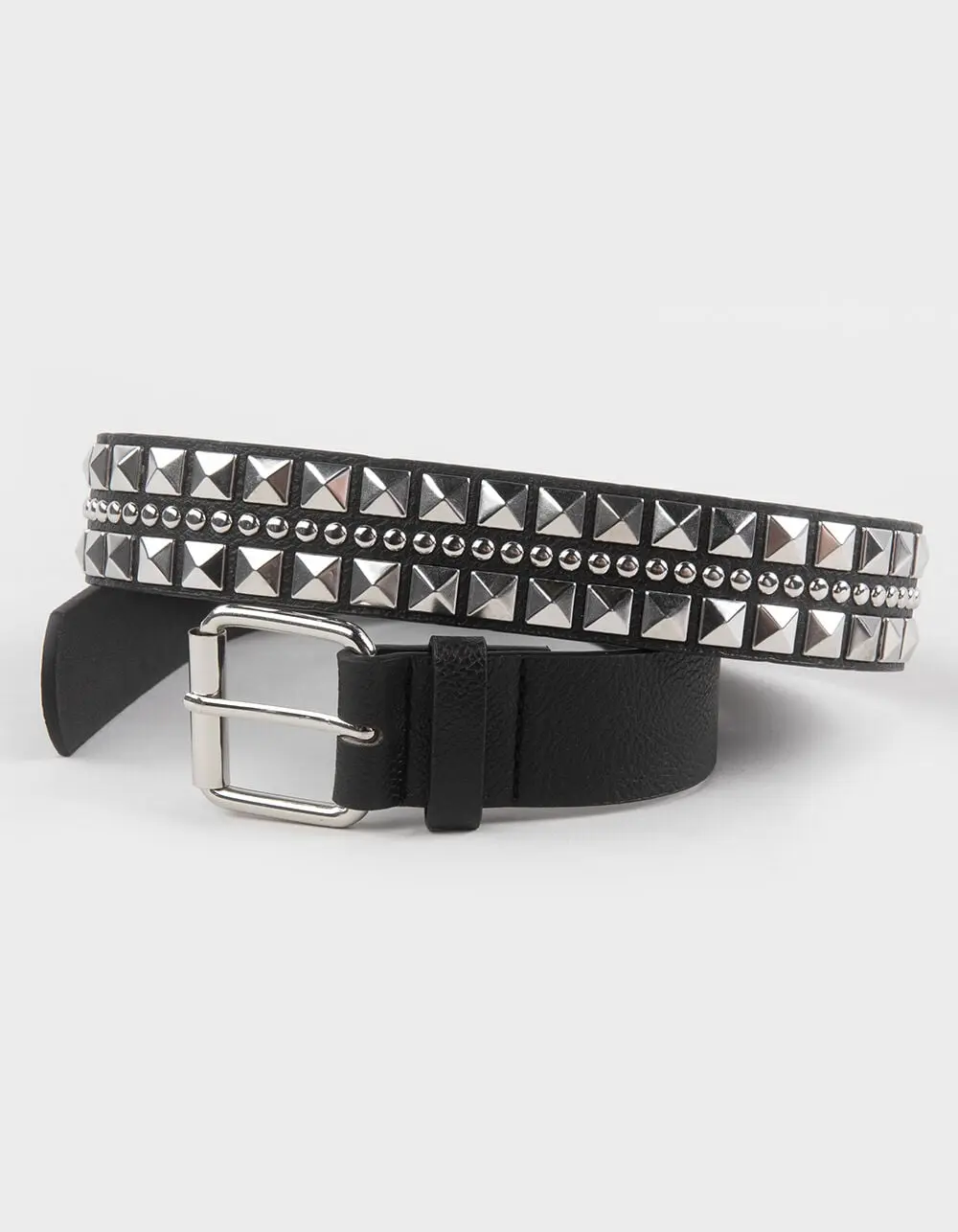 Mini Metal Pyramid Mens Belt Mini Metal Pyramid Mens Belt