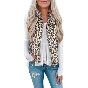 Womens Fuzzy Sherpa Fleece Jacket Lightweight Vest Cozy Sleeveless Cardigan Zipper Waistcoat Outerwear with PocketGift