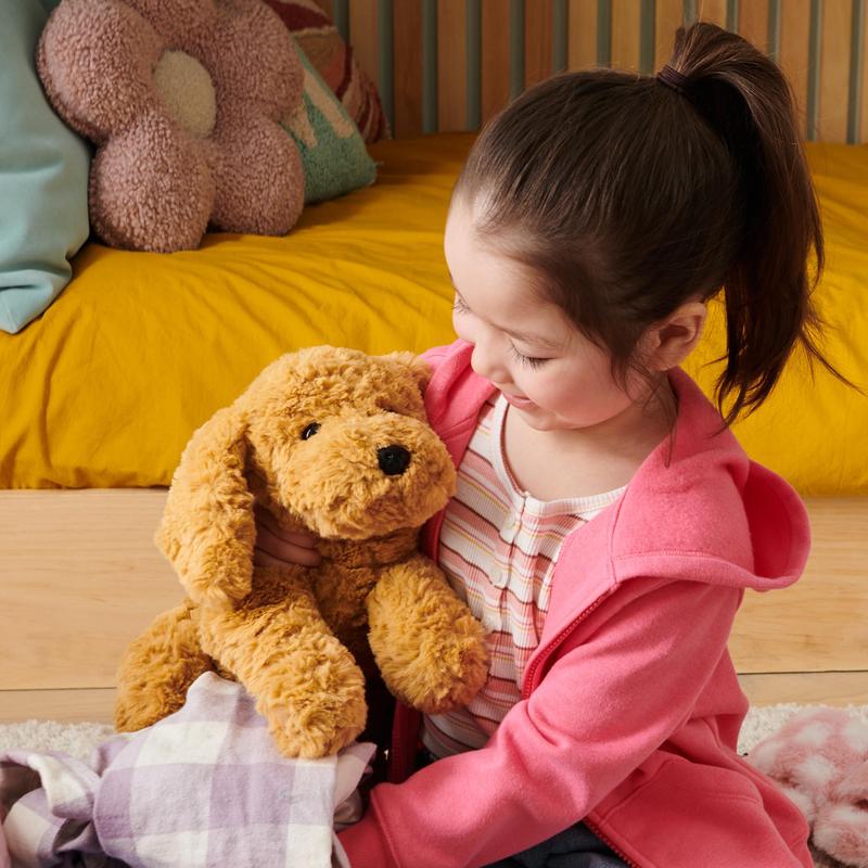 GUND Forever Friends Promise: Muttsy Dog Plush Toy, Premium Plush Puppy Stuffed Animal for Ages 1 and Up, Amber, 14”