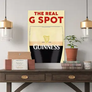 Guinness Poster,Room Decor,Poster for Gifts,Home Decor,Wall Art Decor,bedroom Canvas Posters, Hall Wall Art, Bathroom Canvas Posters