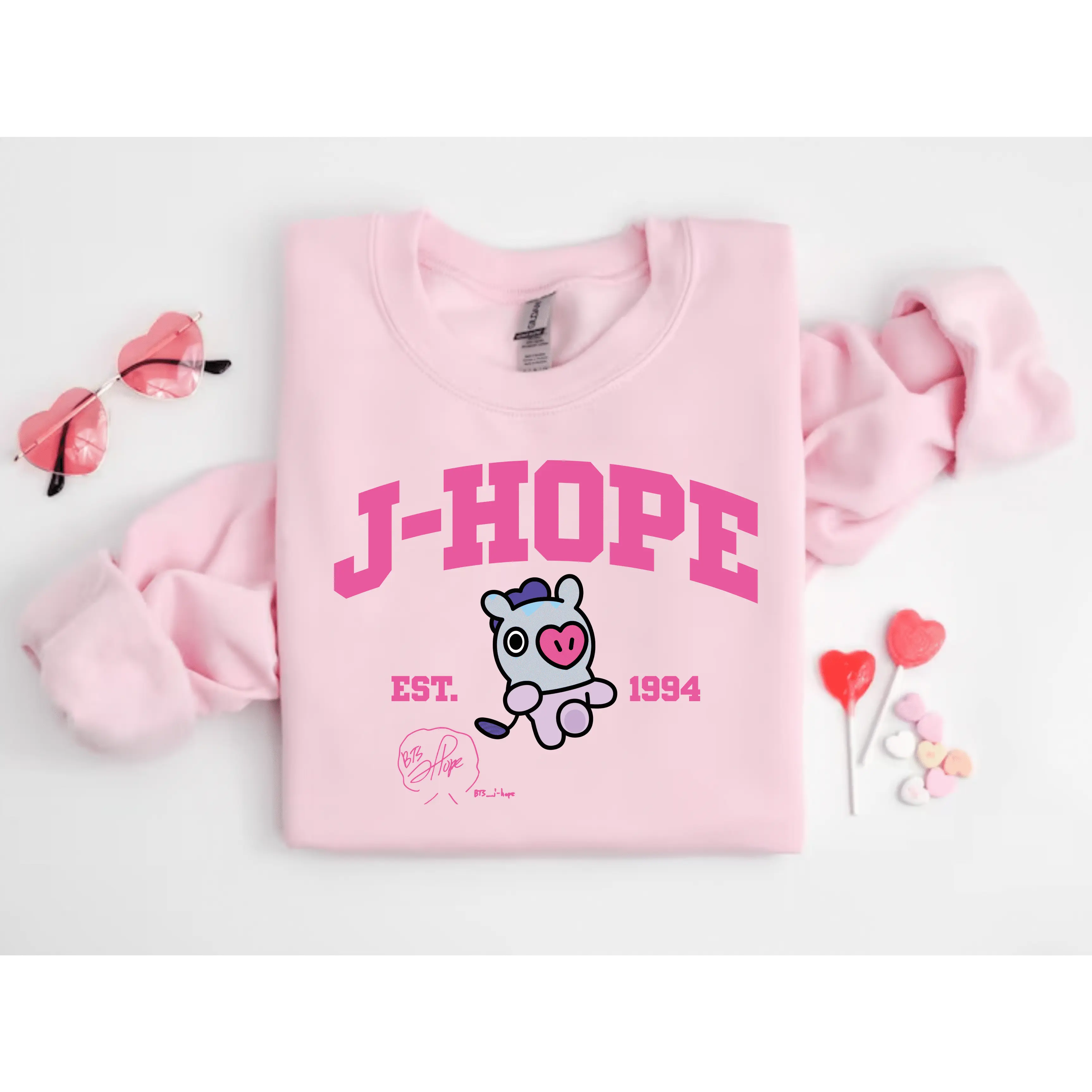 J-Hope Est.1994 Sweatshirt, BT21 Chibi Cute Sweater, Gift for fan, KPOP tour 2026