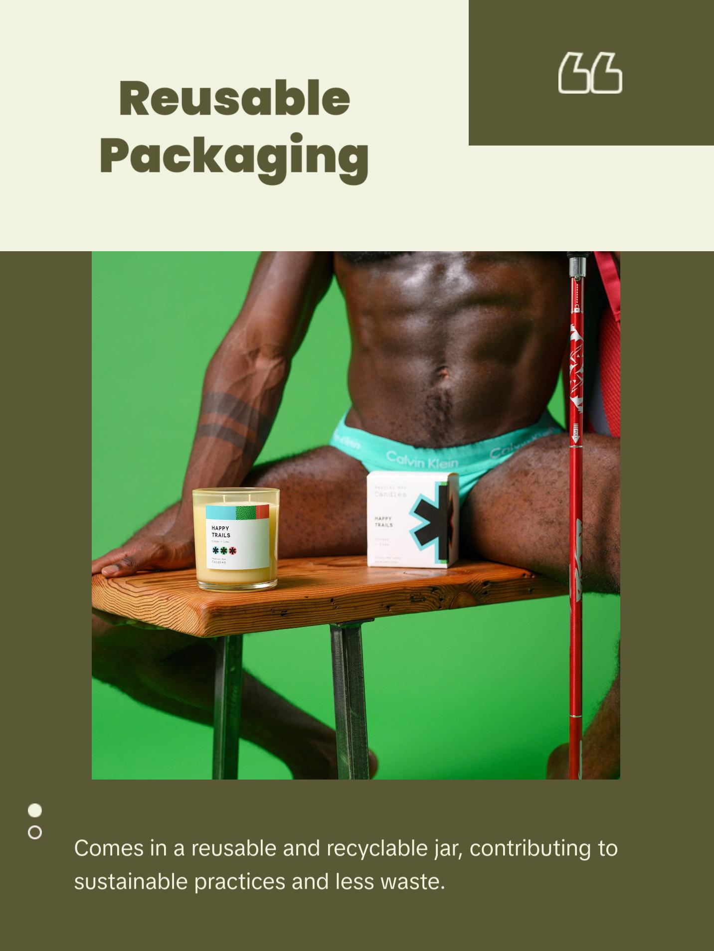 HAPPY TRAILS Ginger, Guava, Lime Candle HAPPY TRAILS Ginger, Guava, Lime Candle