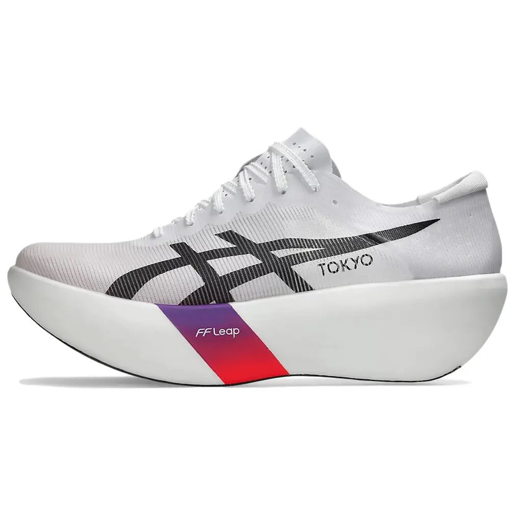ASICS Metaspeed Ray White Flash Red Comfort Low Top Running Shoes Unisex 1013A176-100