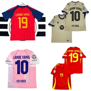 Spain 2026 Soccer Jersey #19 Yamal – Home & Away Football Shirt, Breathable Quick Dry Fabric, Lightweight Game Day Fan Gear