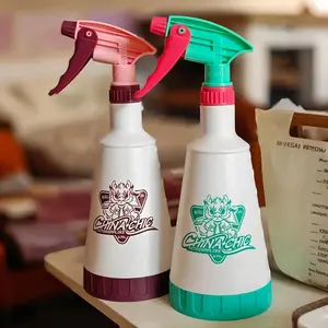 Spray Bottle, 2 Counts Reusable Spray Bottle with Adjustable Nozzle, Household Spray Bottle for Cleaning Solution, Home Appliances