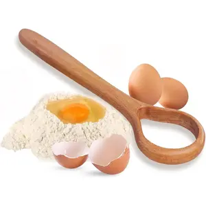 13-Inch Danish Dough Whisk - Wooden for Sourdough Bread Baking Supplies - Traditional Dutch Whisk for Pizza, Pastry, Cake Batter