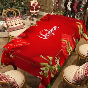 Rectangular Christmas Tablecloth, Holiday Party Decoration Supplies, Best Christmas Gift, Perfect for New Year Eve Dinner