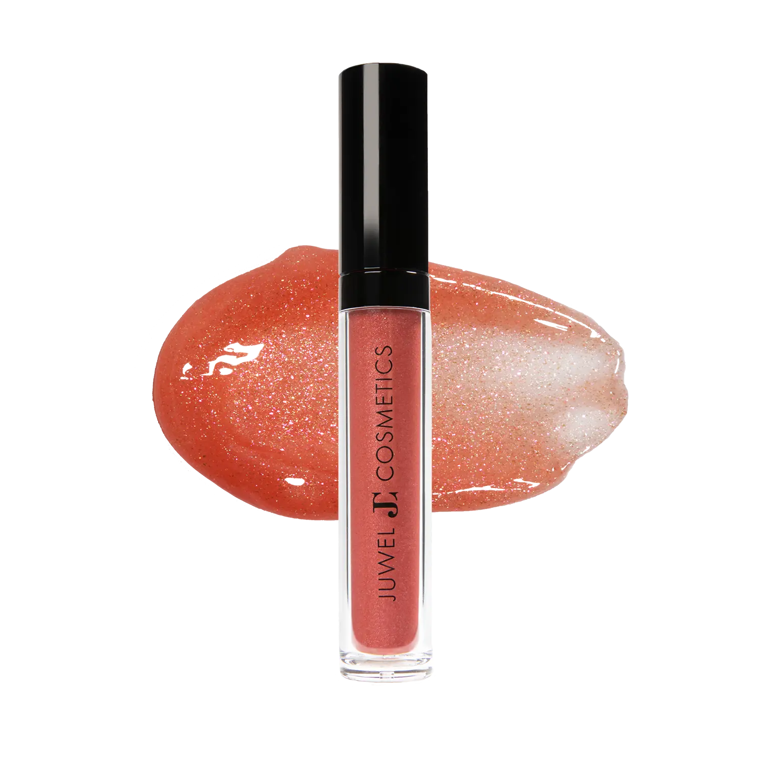 Juwel Cosmetics Ultra Lip Gloss, Gloss for Dry Lips, High Shine, Smooth Finish Moisturizing Lip Gloss with Beeswax, Castor Oil and Vitamin E, Vegan, Talc-free