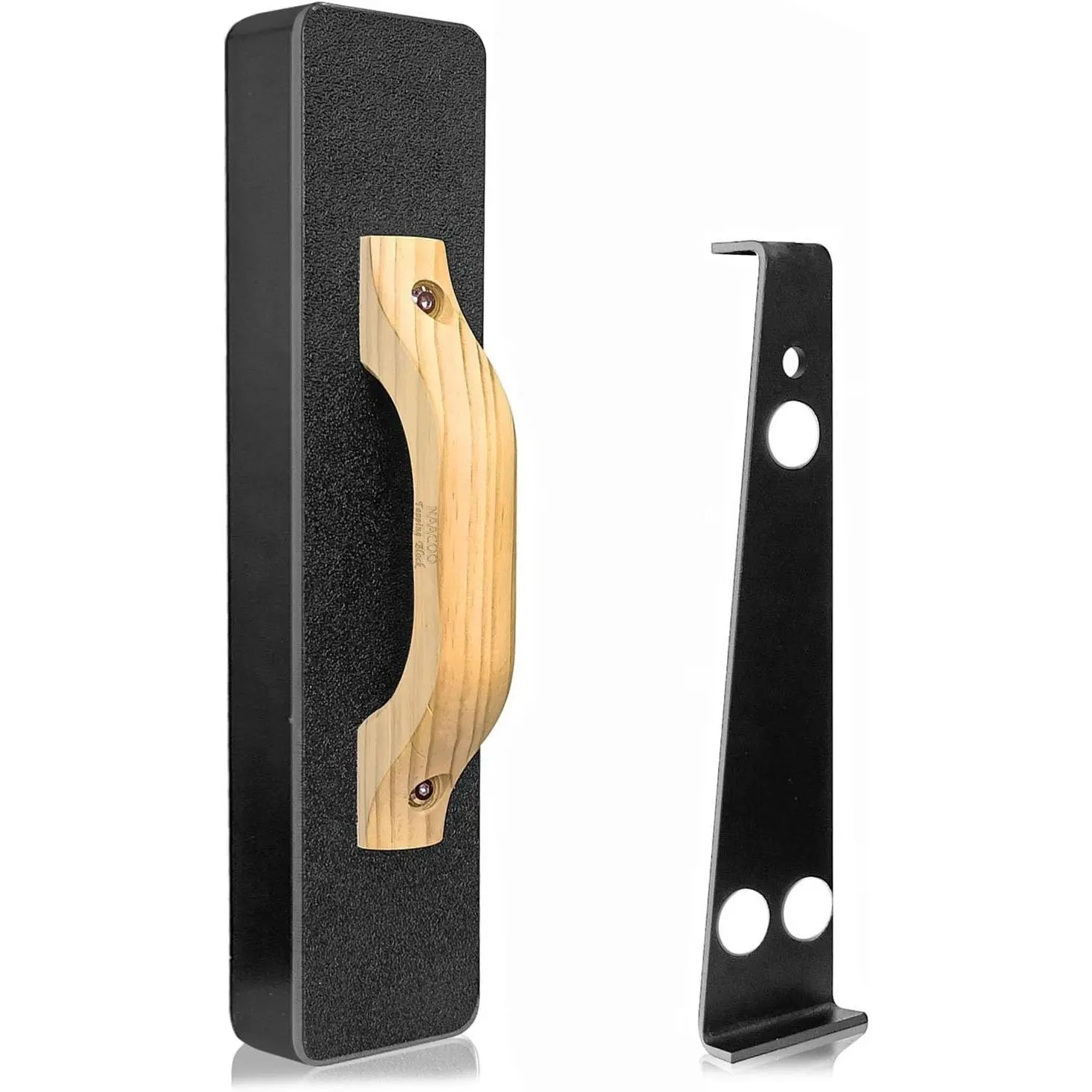 Flooring Tools,  Heavy Big Tapping Block + Pull Bar, Weight 2.7lbs, Just Tap Floor Directly 1-2 Times to Complete  Flooring Installation without Mallet. More Durable, Efficient and Safer.
