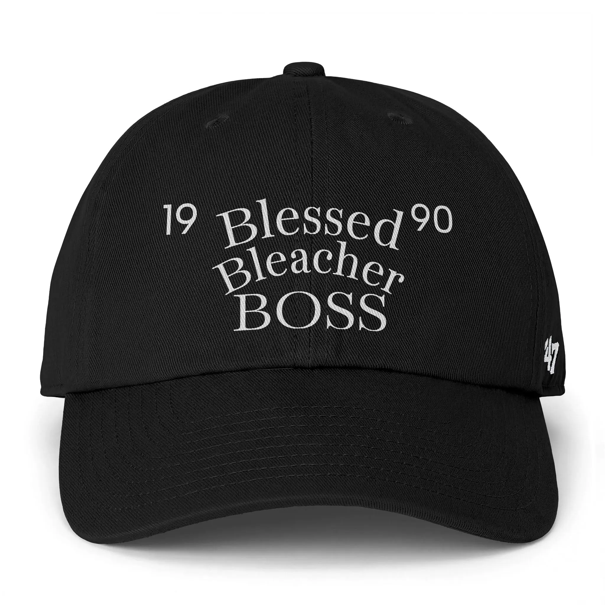 Blessed Bleacher Boss Cap | Embroidered Baseball Hat, 1990 Retro