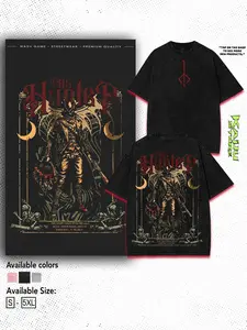 [Kaiju] Bloodborne Game Washed T-Shirt: The Hunter Merch, Gift for Souls Fans | Dark Hunter Vintage Washed T-Shirt Gothic Fantasy Graphic Tee Streetwear Gamer Shirt Medieval Warrior Aesthetic Acid Wash Unisex Heavy Cotton Retro Grunge Gift For Him Her