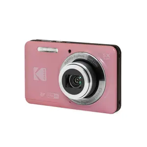 Kodak PixPro Friendly Zoom FZ55 Compact Digital Camera - 16MP, 1080p Full HD, Lens, Pastel Pink