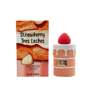Arabiyat Sugar Strawberry Tres Leches Eau De Parfum 3.4 oz | Sweet Gourmand Fruity Fragrance for Women Arabiyat Sugar Strawberry Tres Leches Eau De Parfum 3.4 oz | Sweet Gourmand Fruity Fragrance for Women
