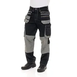 Men Cargo Trousers Utility Construction Combat Warehouse Work Carpenter Tactical Outdoor Heavy Duty Pants Menswear Belt