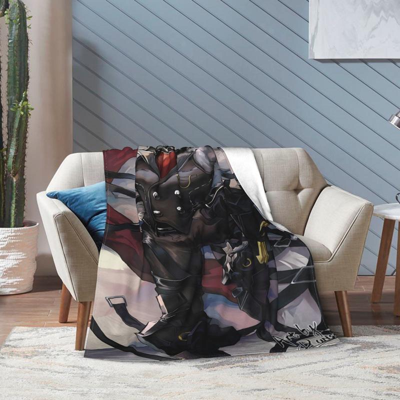 Von Lycan Series 2026 New High End Printed Flannel Blanket Ultra Soft Skin Friendly All Season Warmth for Bedroom Office Nap Study Reading Christmas Gift