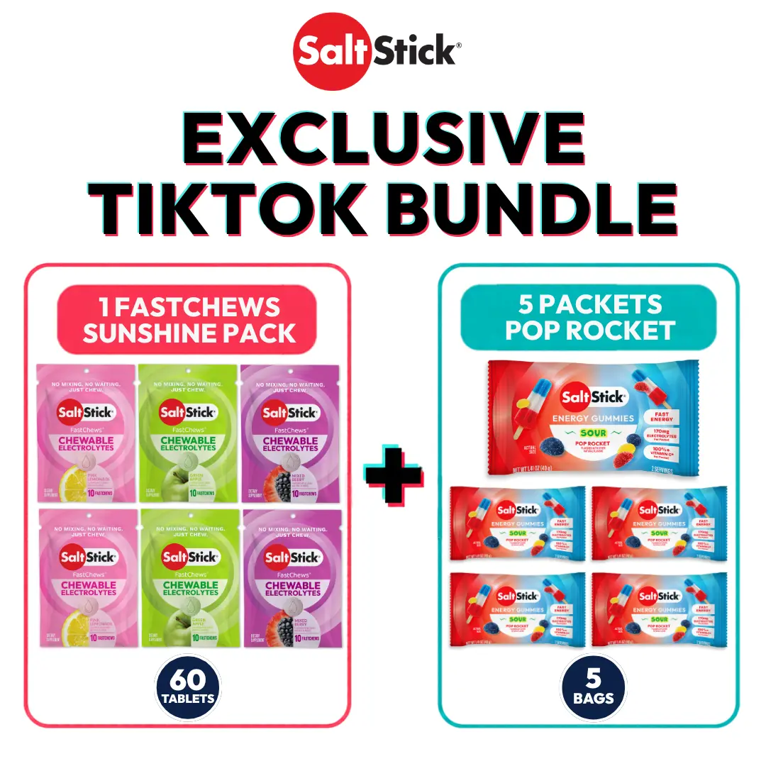 Chewable Electrolyte Bundle - Limited Edition Flavor Fast Chews and Energy Gummies - Fast Acting Hydration Variety Pack Bundle - Vegan Non-GMO - Pink Lemonade, Green Apple, & Mixed Berry Fast Chews, Pop Rocket Energy Gummies