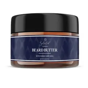 Selected Mango & Shea Beard Butter 5 oz - Hair Care with Comfort for Beards