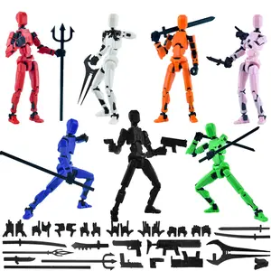 Already Assembled T13 Action Figure Accessories,Dummy 13 T13 Multi-Jointed Movable,for Collectors Desktop Decorations t-13 Movability 3D Printed Toys