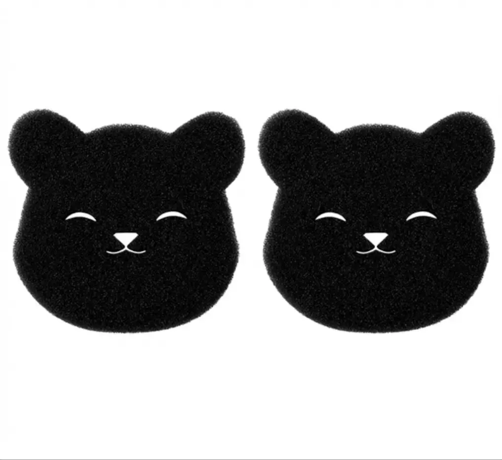 [Life Expert] pet laundry depilator, 2 sponge laundry balls, laundry lint remover remover with octopus, cat and bear design, reusable depilation laundry sponge, optional summer gift.