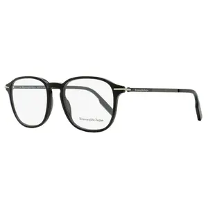 Zegna Soft Square Eyeglasses EZ5229 001 Black 52mm