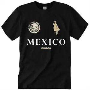 Urban Mexico Inspired Graphic Tee – Street Style Polo Casual T-Shirt