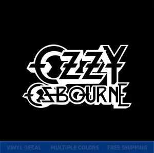 Ozzy Osbourne Logo Vinyl Decal – Rock Band Car Window Sticker Premium