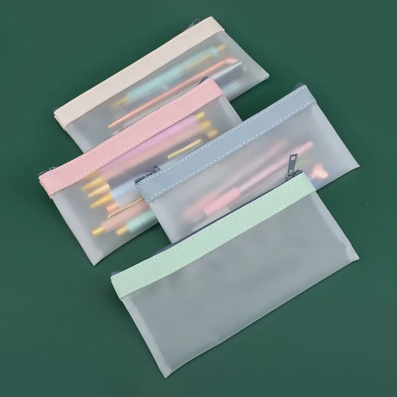 1pc Pencil Case, Stationery Storage Bag, Student Exam Pencil Case - Organize Your Office Supplies, Art Supplies & Cosmetics with This Multifunctional Pencil Case Zipper Pouch