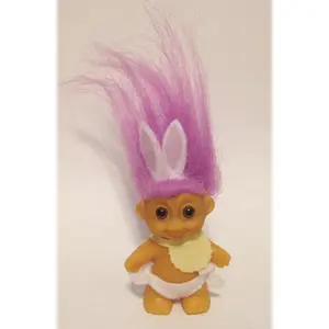 Russ Berrie Baby Troll with Rabbit Ears 3" Figure