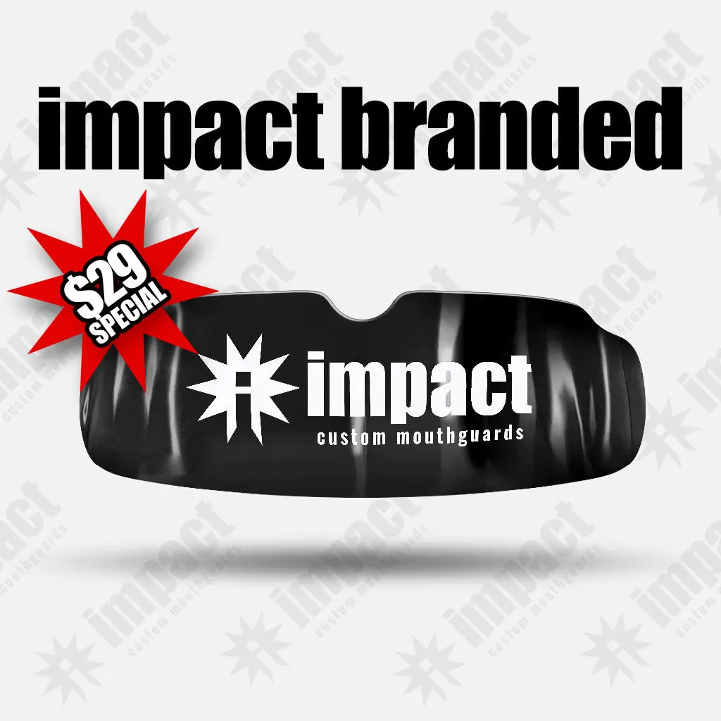 QuickFit IMPACT BRANDED Mouthguard - QUICKFIT To Your Mouth - Boil n Fit to your mouth