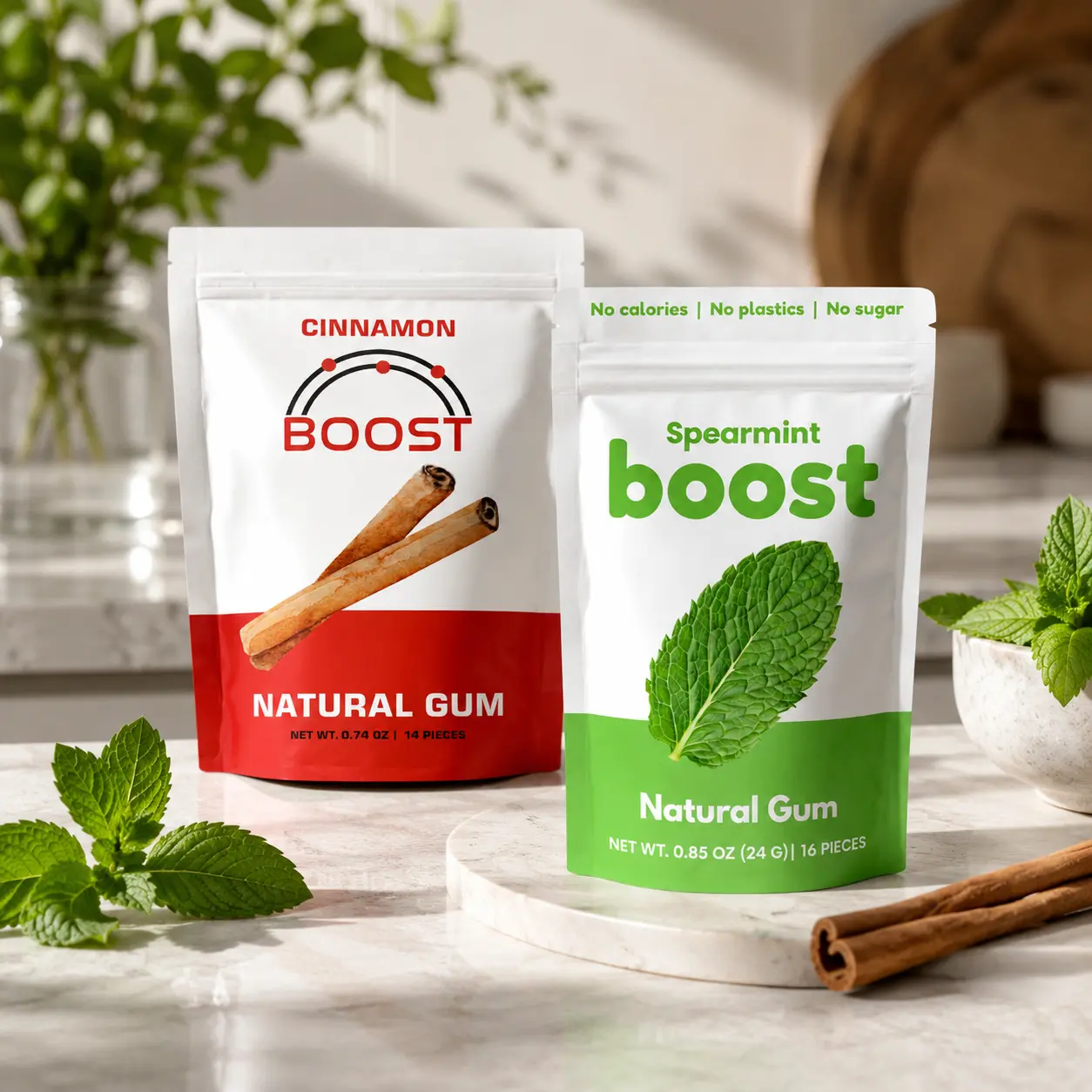 Trial pack Boost chewing gum