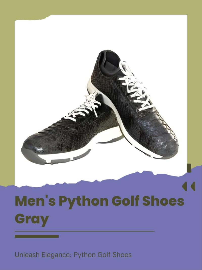Men's Viper - Python Golf Shoes in Gray